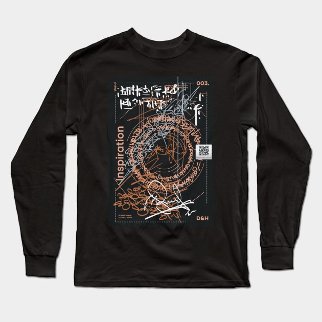 inspiration \\ calligraphy Long Sleeve T-Shirt by DenielHast